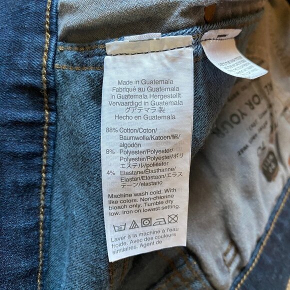 Madewell Petite 10" High-Rise Skinny Jeans in Hayes Wash, 27P - Picture 6 of 11